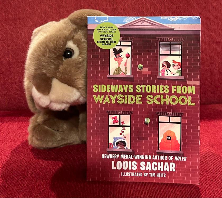 Caramel enjoyed reading Sideways Stories from Wayside School by Louis Sachar and is planning to move immediately on to the next book in the series.
