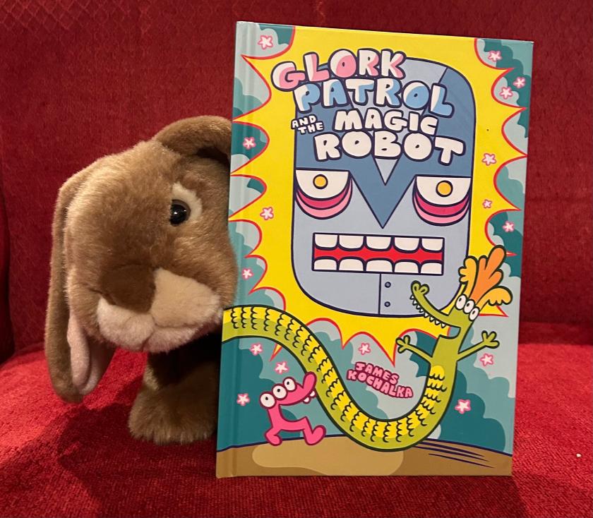 Caramel reviews Glork Patrol and the Magic Robot by James Kochalka. 