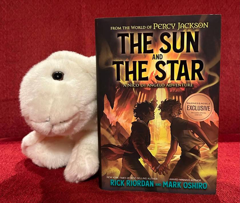 Marshmallow reviews The Sun and the Star: A Nico Di Angelo Adventure, co-written by Rick Riordan and Mark Oshiro.