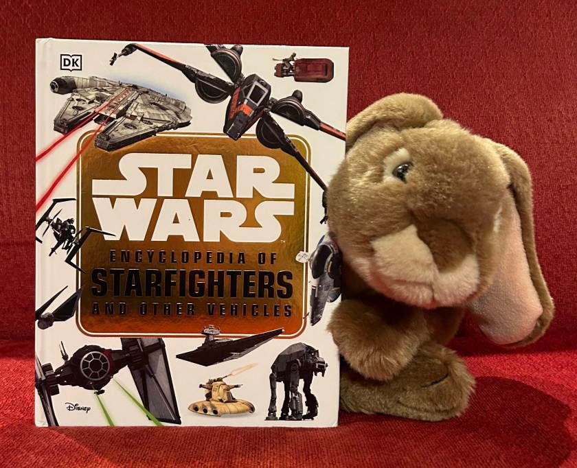 Caramel loved reading Star Wars Encyclopedia of Starfighters and Other Vehicles, written by Landry Q. Walker, and plans to continue to read and reread the book  several more times in the foreseeable future. 