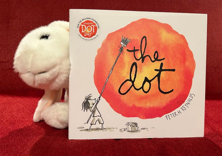 Marshmallow reviews The Dot by Peter H. Reynolds. 