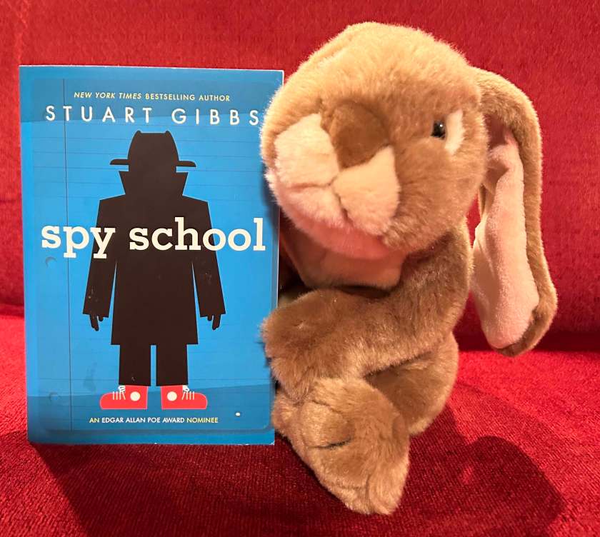 Caramel loved reading Spy School by Stuart Gibbs and is itching to move to the next book in the series. Stay tuned!