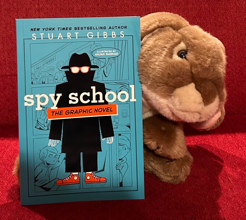 Caramel reviews Spy School: The Graphic Novel, written by Stuart Gibbs and illustrated by Anjan Sarkar.