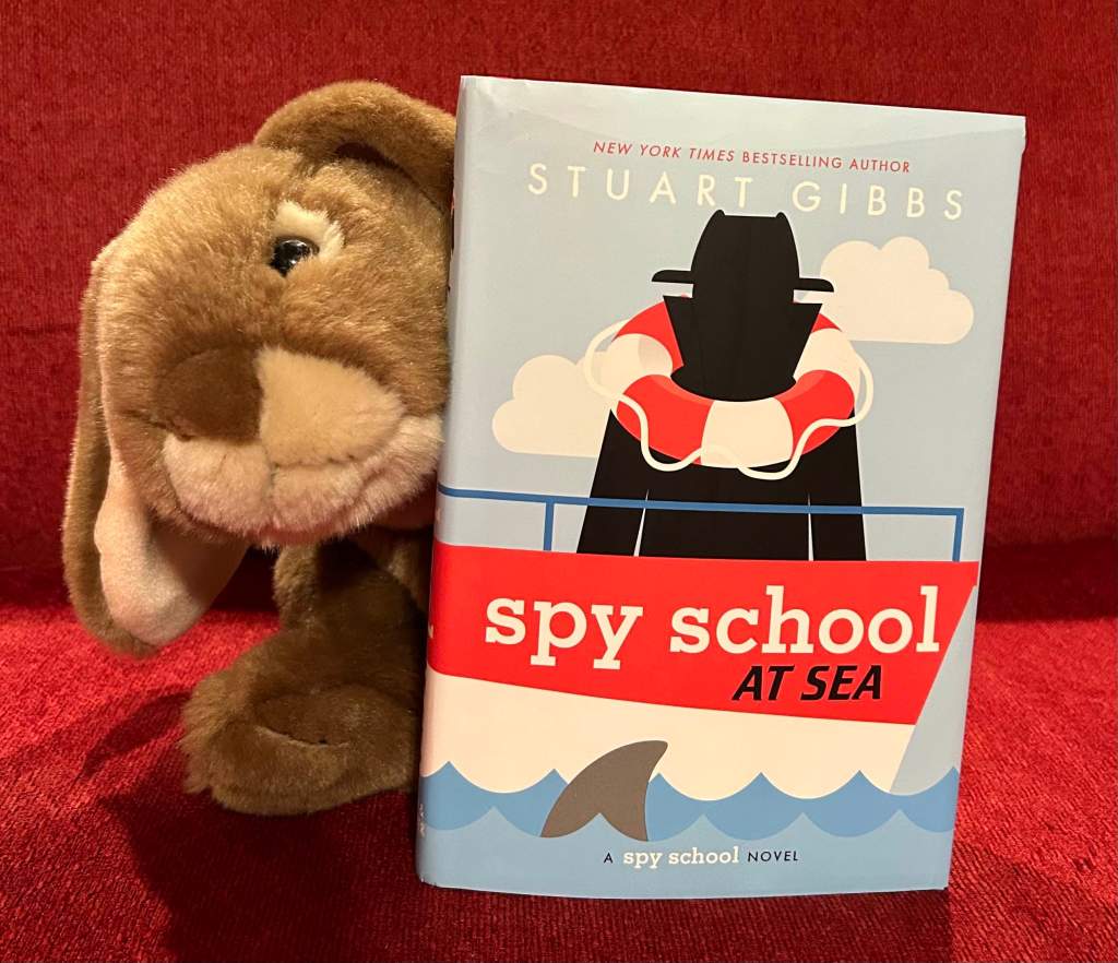 Some of Caramel's favorite Spy School books so far. 