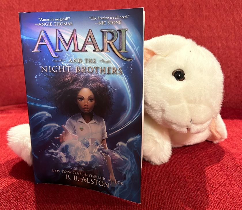 Marshmallow rates Amari and the Night Brothers by B. B. Alston 100%.