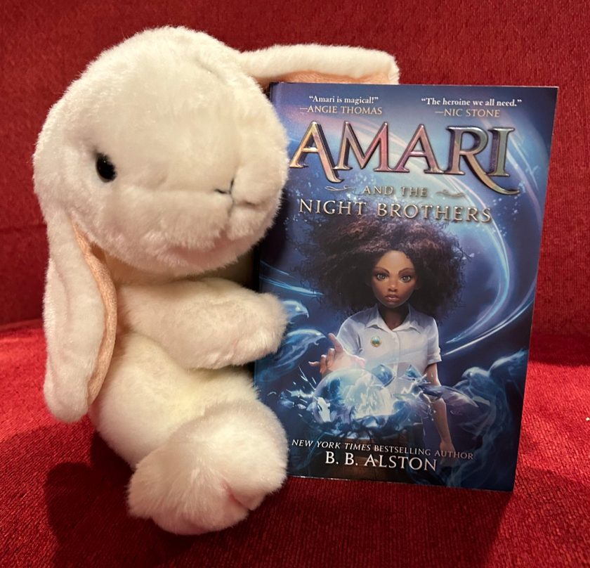 Marshmallow reviews Amari and the Night Brothers by B. B. Alston.