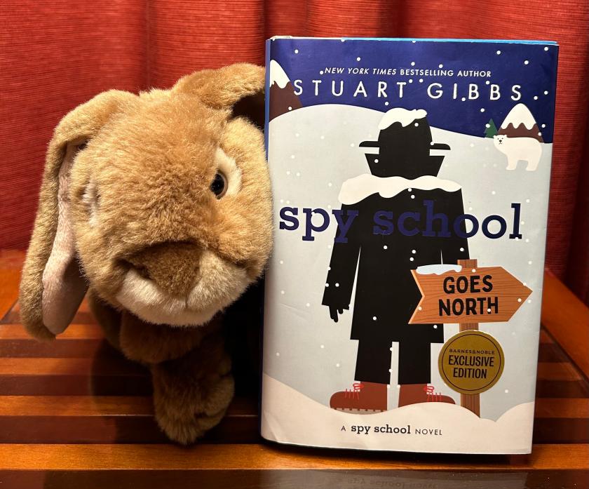 Caramel reviews Spy School Goes North by Stuart Gibbs.