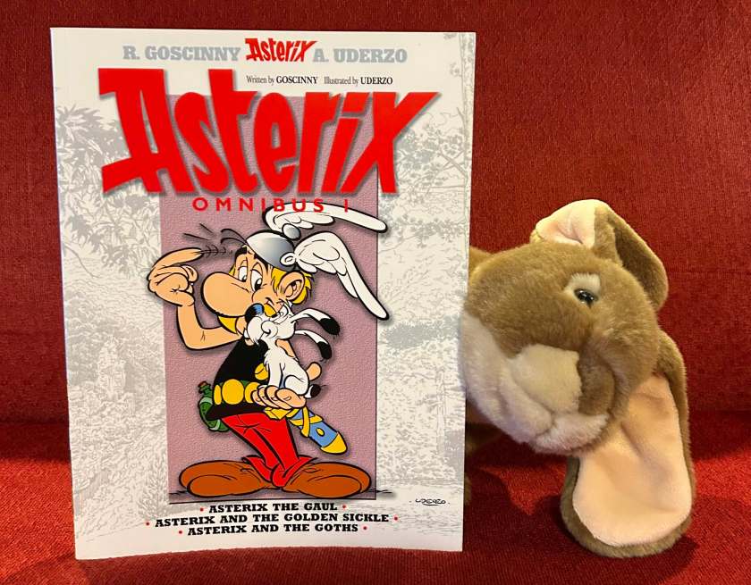 Caramel reviews Asterix Omnibus 1, written by Rene Goscinny and illustrated by Albert Uderzo.