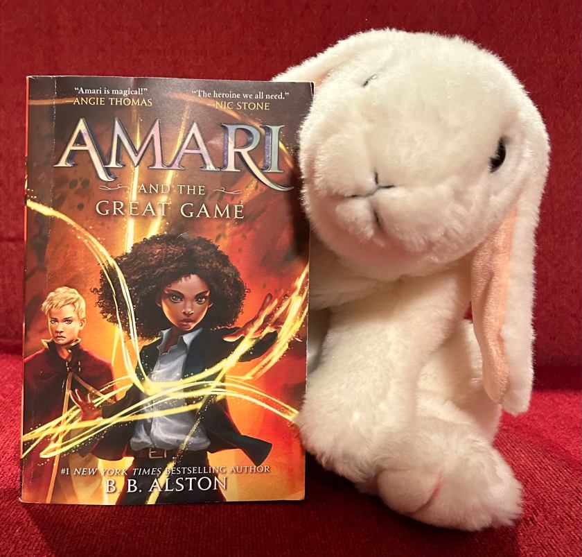 Marshmallow reviews Amari and the Great Game by B.B. Alston.