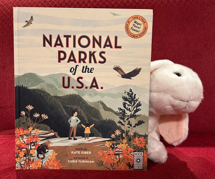 Marshmallow rates National Parks of the U.S.A., written by Kate Siber and illustrated by Chris Turnham, 100%.