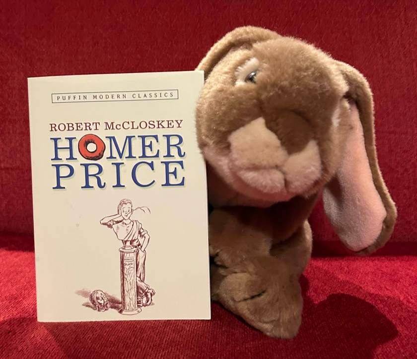 Caramel enjoyed reading Homer Price by Robert McCloskey and learning about Homer's quirky adventures. 