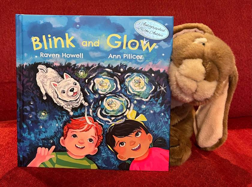 Caramel reviews Blink and Glow, written by Raven Howell and illustrated by Ann Pilicer.