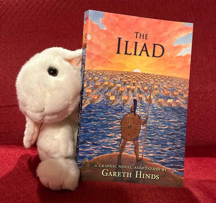 Marshmallow reviews The Iliad: A Graphic Novel Adaptation by Gareth Hinds.