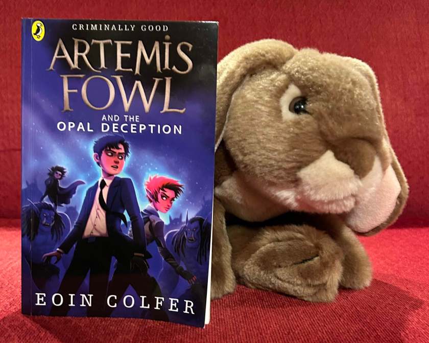 Caramel loved reading Artemis Fowl and the Opal Deception by Eoin Colfer and is ready to dive right into book five. Stay tuned!