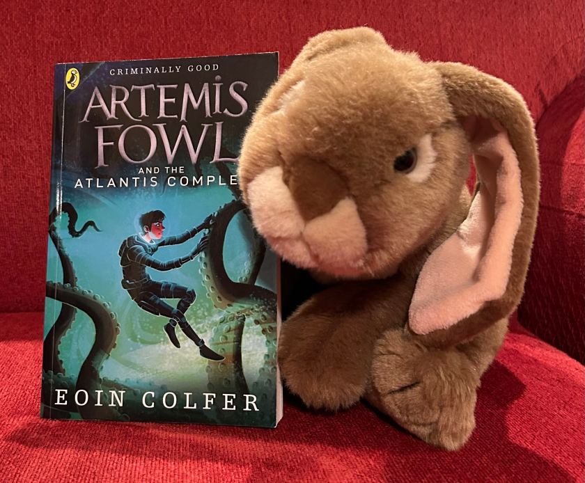 Caramel reviews Artemis Fowl and the Atlantis Complex by Eoin Colfer.