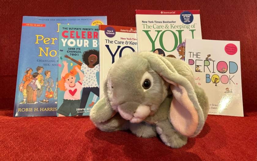 Sprinkles has enjoyed and appreciated the opportunity to read each and every one of these books about puberty directed at tweens, and recommends that grownups of young bunnies consider sharing at least one of them with their young ones. 