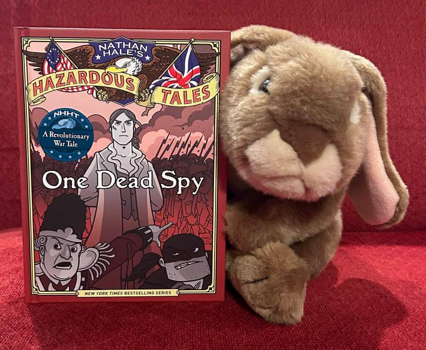 Caramel loved reading Nathan Hale's Hazardous Tales #1: One Dead Spy by Nathan Hale and is ready for the next book in the series.