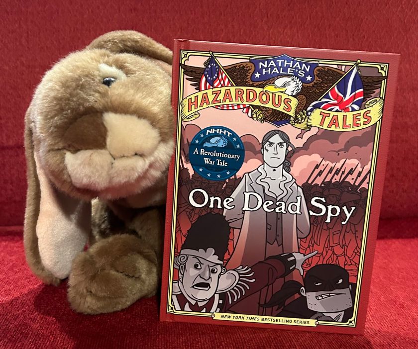 Caramel reviews Nathan Hale's Hazardous Tales #1: One Dead Spy by Nathan Hale.
