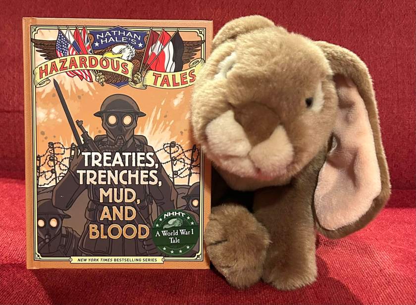 Caramel reviews Nathan Hale’s Hazardous Tales #2: Treaties, Trenches, Mud, and Blood by Nathan Hale.