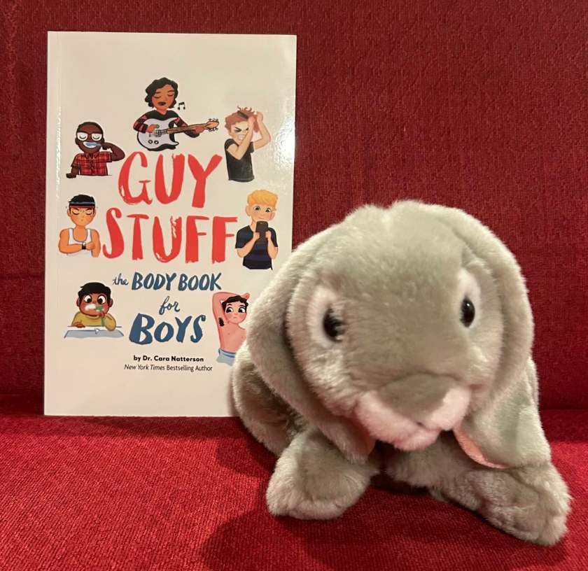 Sprinkles reviews Guy Stuff: The Body Book for Boys, written by Cara Natterson and illustrated by Micah Player. 
