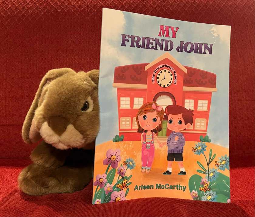 Caramel appreciated reading My Friend John by Arleen McCarthy and learning about ways we can support friends with differences. 