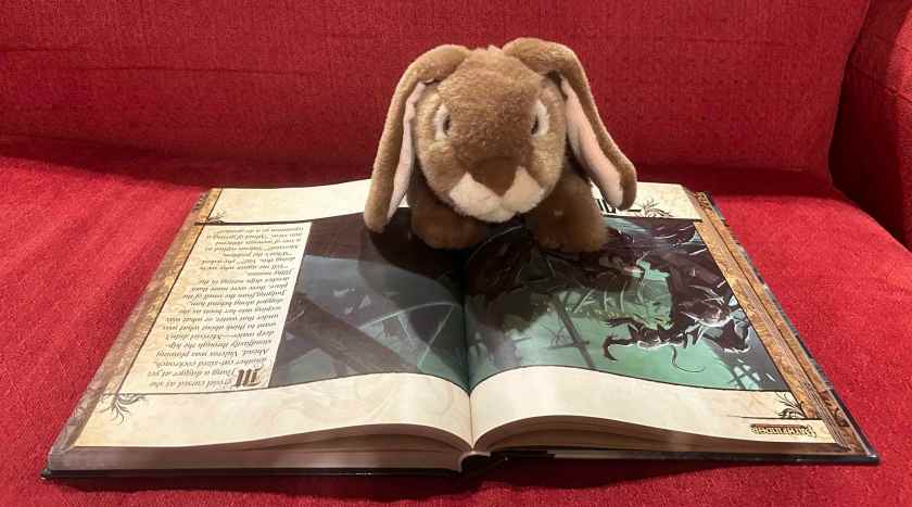 Caramel is reading Pathfinder Roleplaying Game: Core Rulebook.