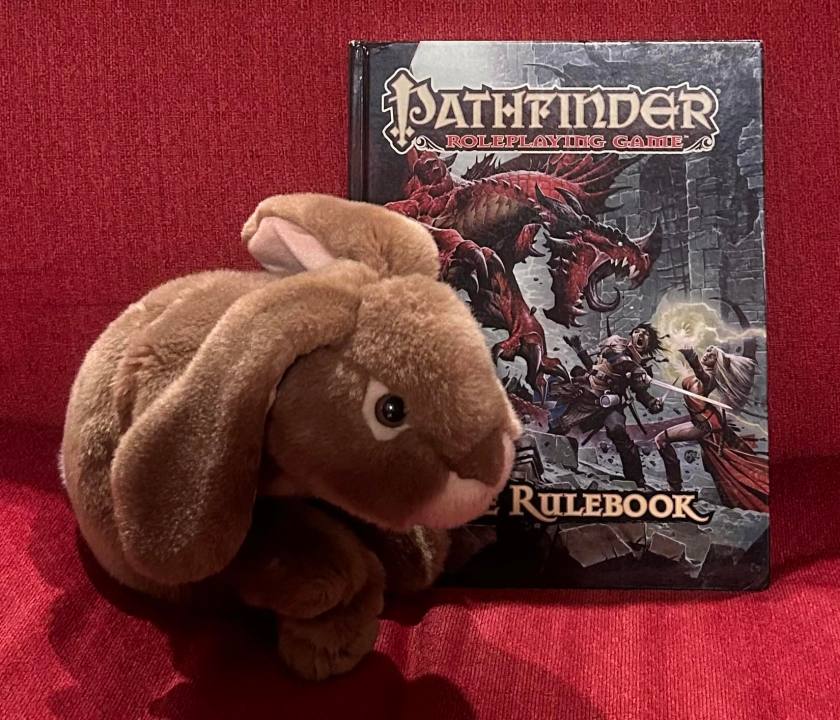 Caramel expects he will continue reading Pathfinder Roleplaying Game: Core Rulebook for many years to come!
