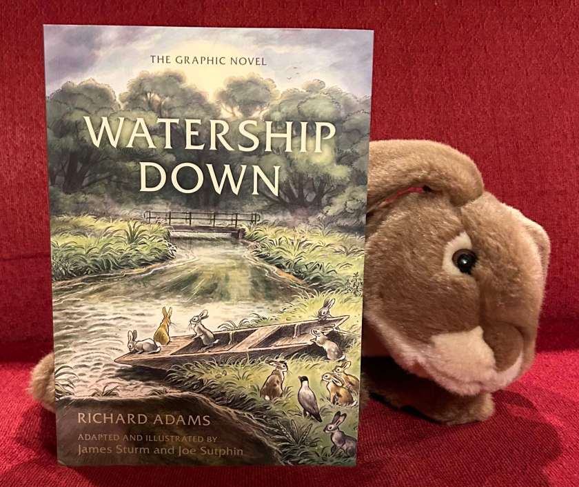 Caramel reviews Watership Down: The Graphic Novel, written by Richard Adams, adapted by James Sturm, and illustrated by Joe Sutphin.