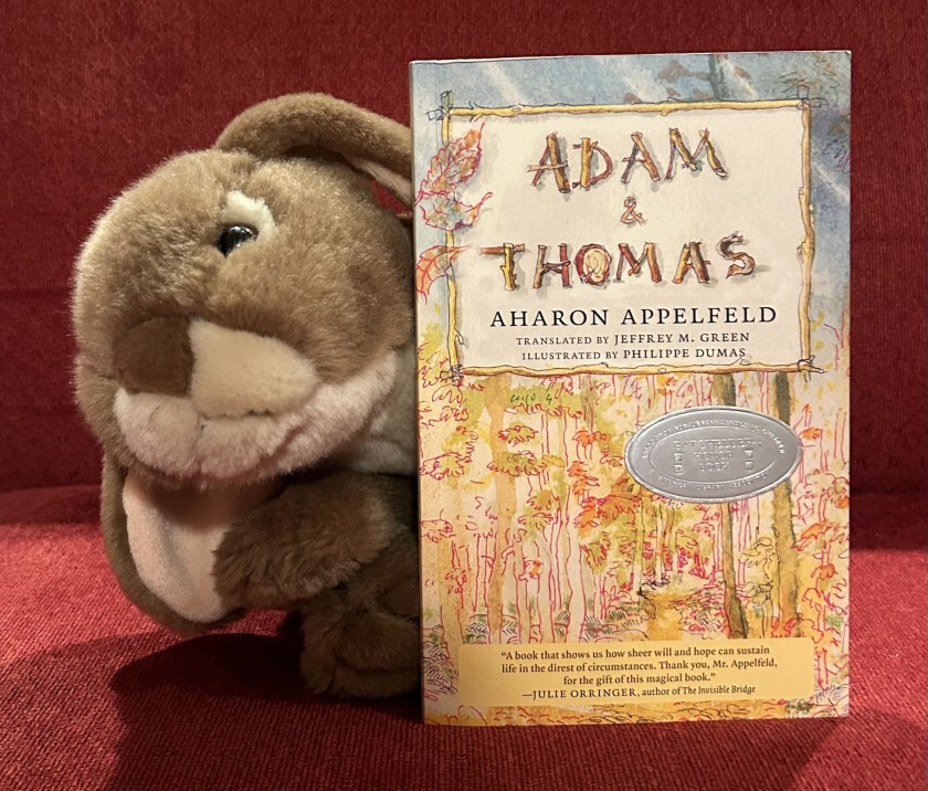 Caramel reviews Adam & Thomas, written by Aharon Appelfeld, translated into English by Jeffrey M. Green, and illustrated by Philippe Dumas. 