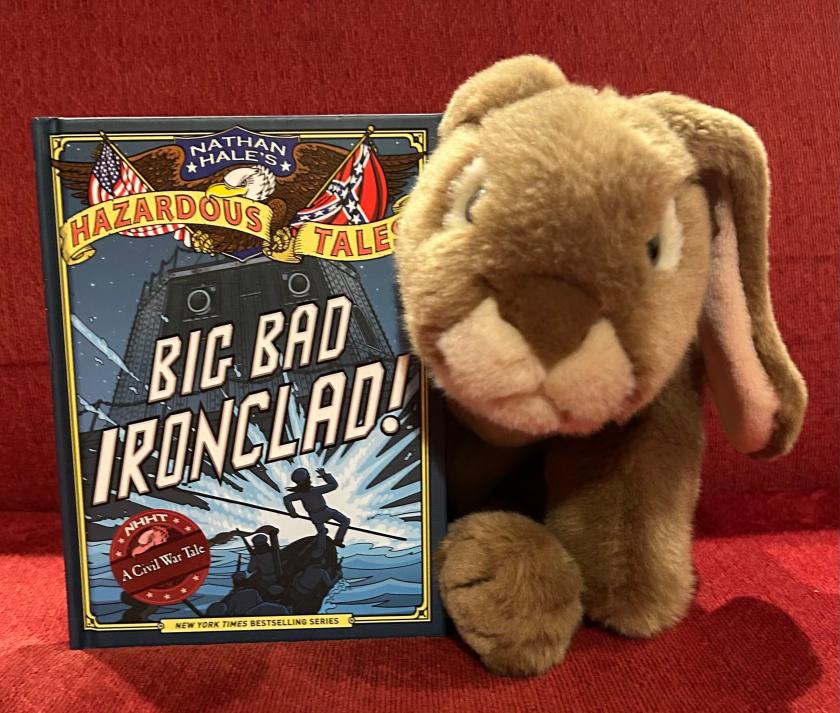 Caramel reviews Nathan Hale’s Hazardous Tales #4: Big Bad Ironclad by Nathan Hale.