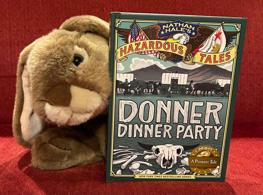 Caramel reviews Nathan Hale’s Hazardous Tales #5: Donner Dinner Party by Nathan Hale.