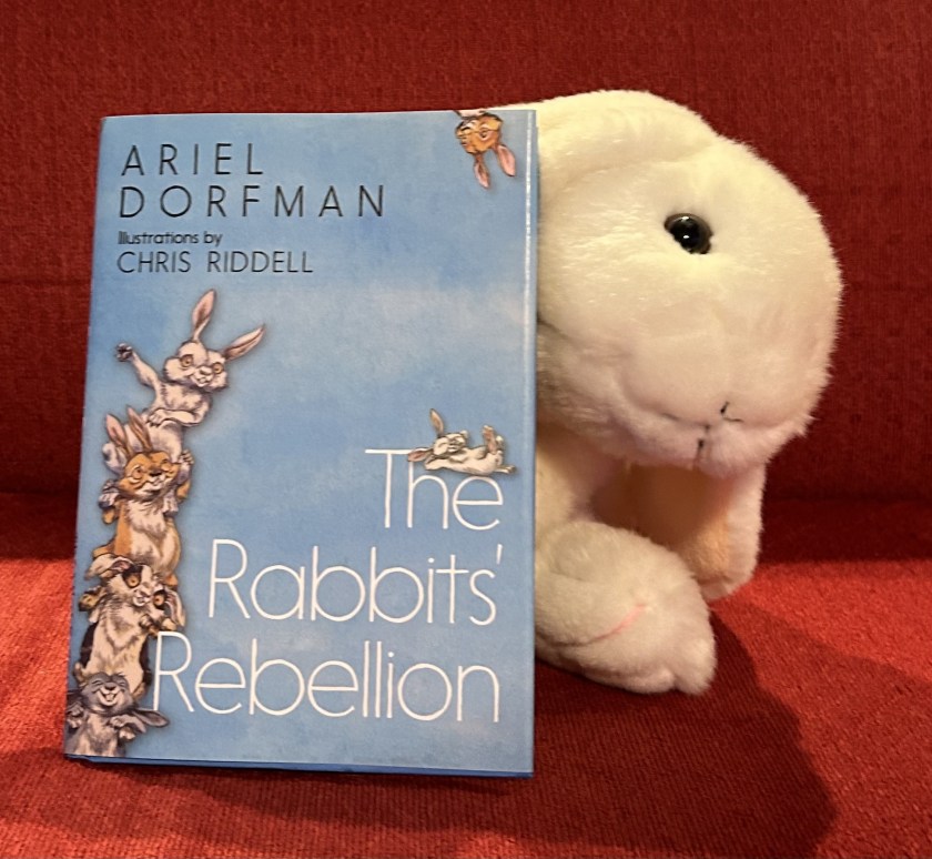 Marshmallow reviews The Rabbits' Rebellion, written by Ariel Dorfman and illustrated by Chris Riddell. 