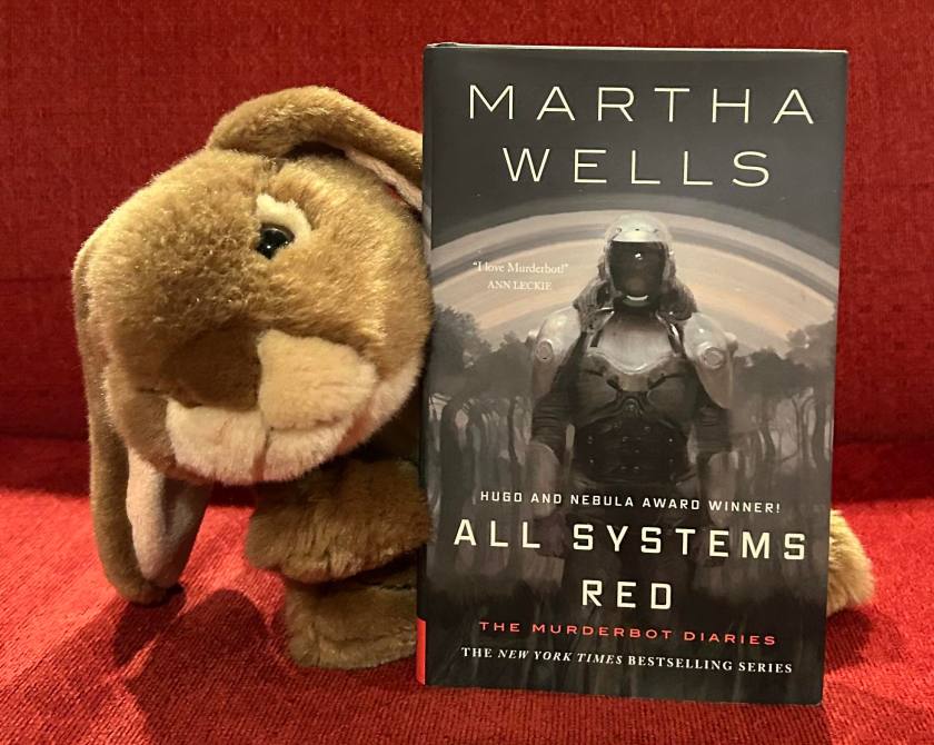 Caramel enjoyed reading All Systems Red: The Murderbot Diaries by Martha Wells and is wondering if he can read the sequels as well.