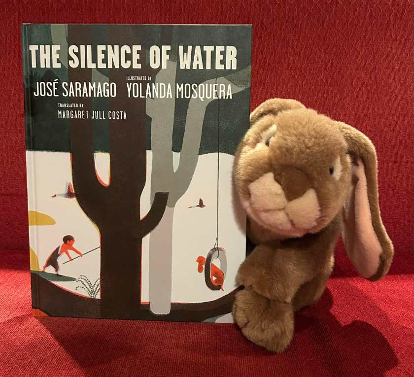 Caramel enjoyed reading The Silence of Water by José Saramago and recommends it to other young bunnies looking for a quiet book.