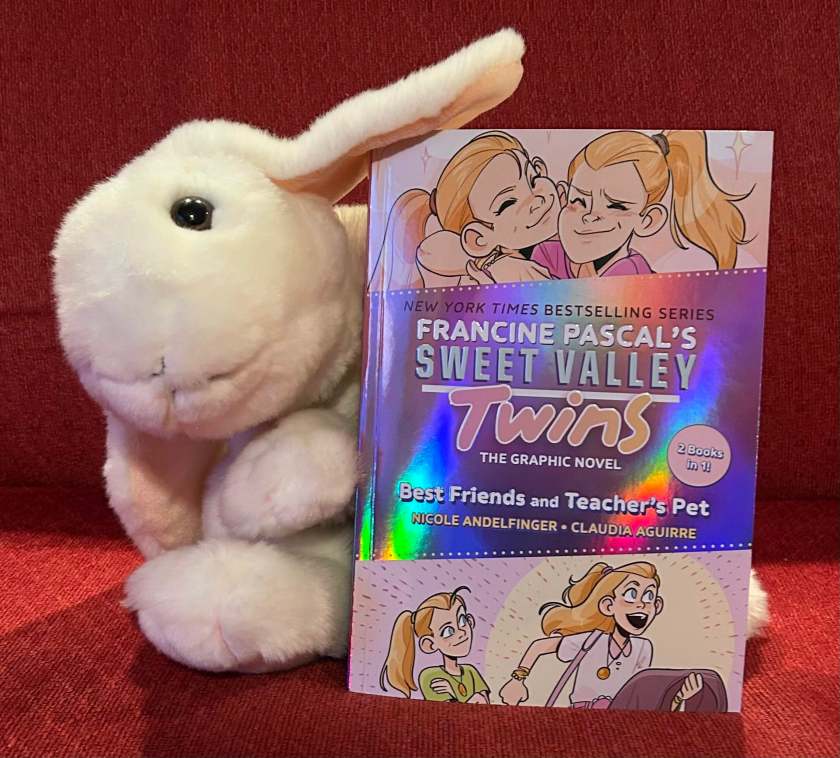 Marshmallow rates Sweet Valley Twins: The Graphic Novel (Best Friends and Teacher’s Pet) by Nicole Andelfinger and Claudia Aguirre 92%.