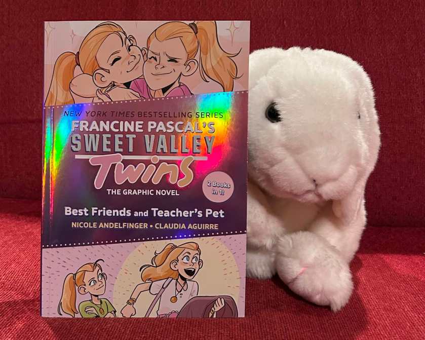 Marshmallow reviews Sweet Valley Twins: The Graphic Novel (Best Friends and Teacher’s Pet) by Nicole Andelfinger and Claudia Aguirre.