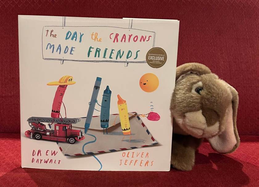 Caramel reviews The Day The Crayons Made Friends by Drew Daywalt and Oliver Jeffers.