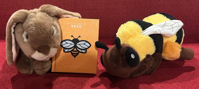 Caramel and Bee-positive the Bee review The Little Book of Bees: Buzzy Wit and Wisdom by Sandra Lawrence.