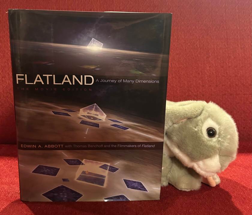Today Sprinkles reviews Flatland: A Journey of Many Dimensions - The Movie Edition by Edwin A. Abbott, with Thomas Banchoff and the Filmmakers of Flatland.