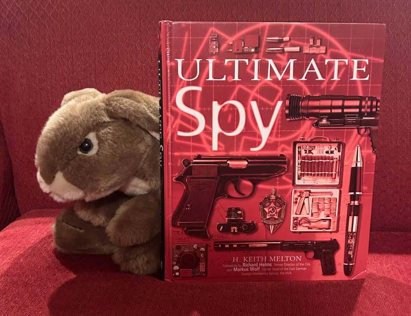 Caramel enjoyed reading Ultimate Spy by H. Keith Melton and learning about cool gadgets and some history, too. 