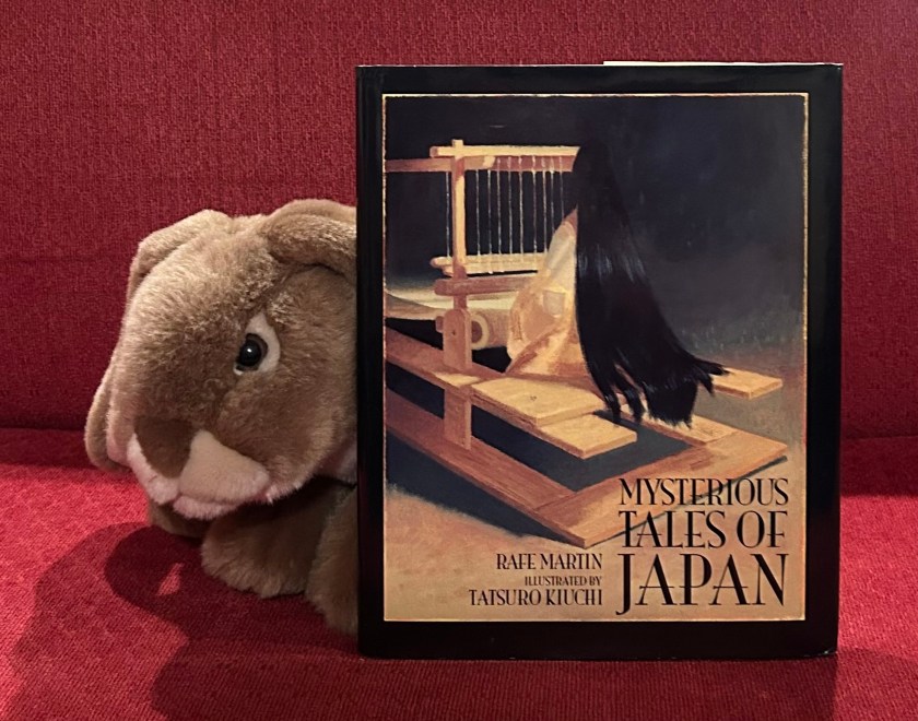 Caramel reviews Mysterious Tales of Japan, written by Rafe Martin and illustrated by Tatsuro Kiuchi.