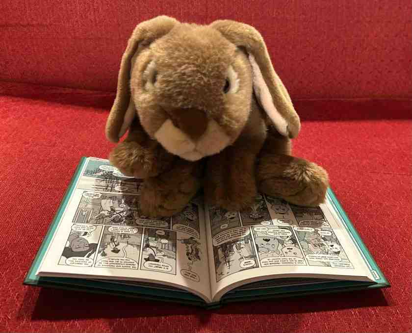 Caramel is reading Nathan Hale’s Hazardous Tales #10: Blades of Freedom by Nathan Hale.