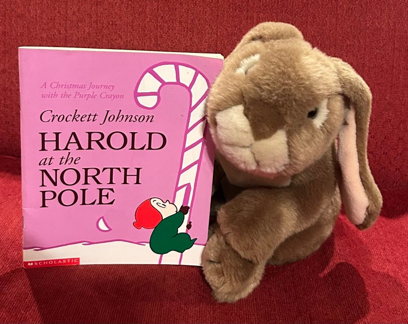 Caramel loved revisiting Harold while reading Harold at the North Pole by Crockett Johnson and hopes that many others will enjoy it this next Christmas or any other time of the year. 
