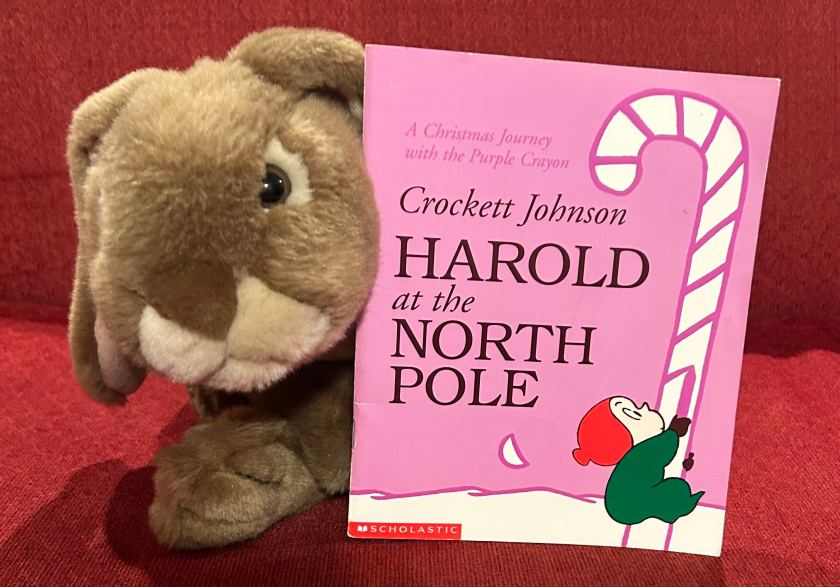 Caramel reviews Harold at the North Pole by Crockett Johnson.