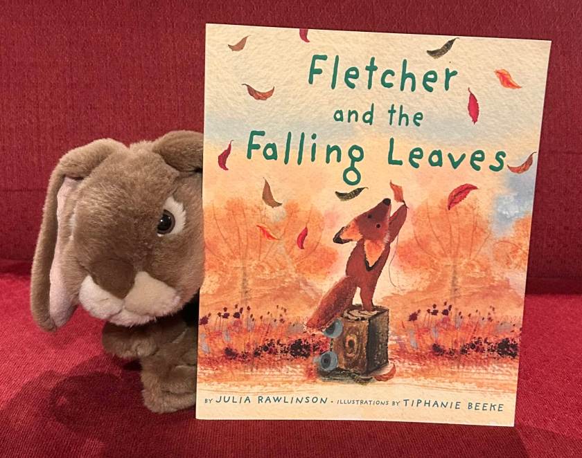Caramel enjoyed reading Fletcher and the Falling Leaves, written by Julia Rawlinson and illustrated by Tiphanie Beeke, and is happy autumn is almost here! 