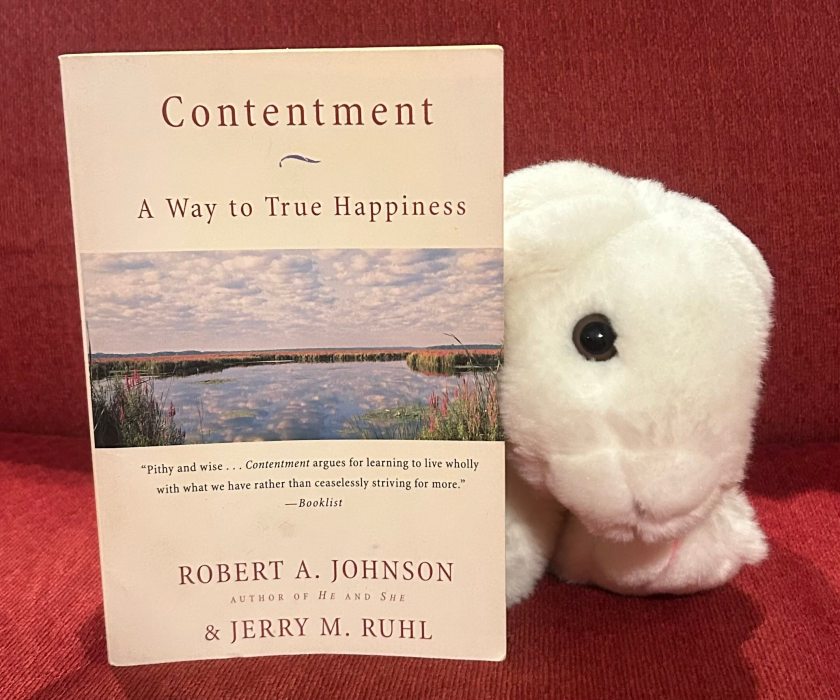 Marshmallow reviews Contentment: A Way to True Happiness by Robert A. Johnson and Jerry M. Ruhl.