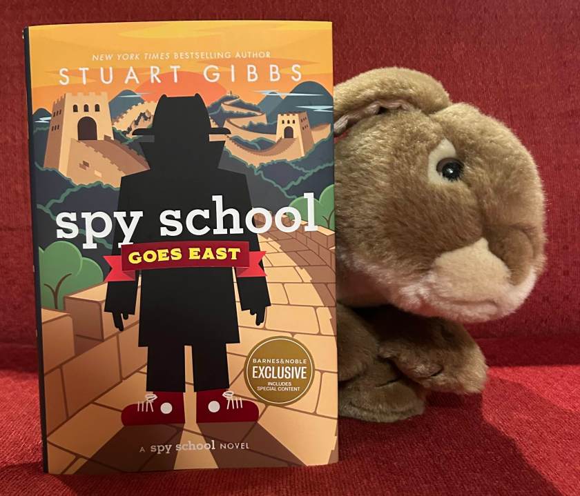 Caramel loved reading Spy School Goes East by Stuart Gibbs and was thrilled to share his thoughts on it with the readers of the book bunnies blog. 