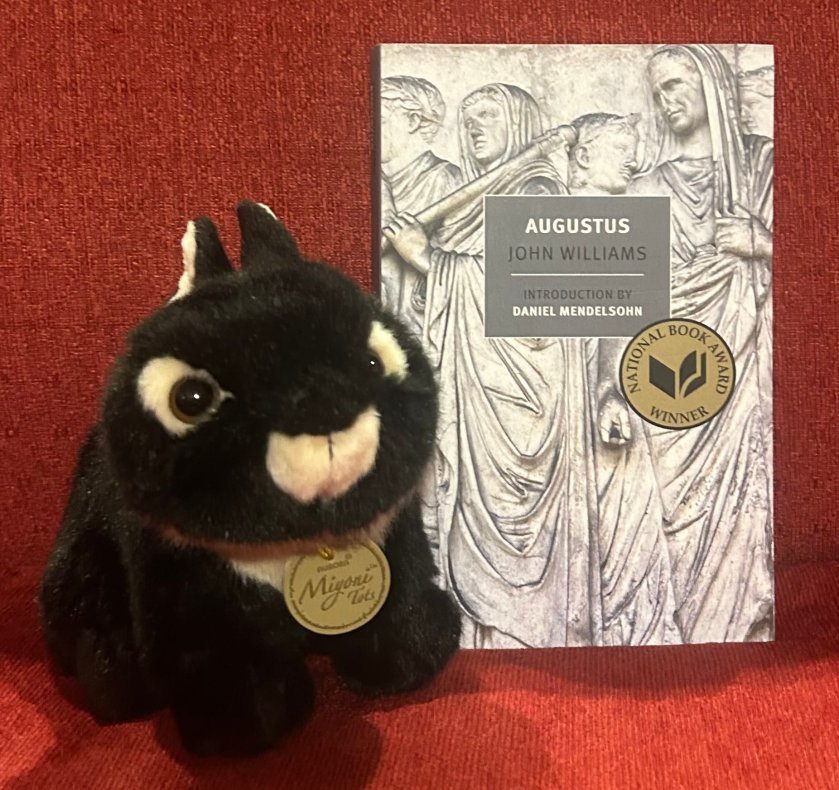 Midnight enjoyed reading Augustus by John Williams, and bids readers farewell, until such a time as he deems it fit to grace the world with his august presence.